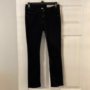 Rag & Bone Black Jeans Pants size 26 inseam 25” and waist 28”